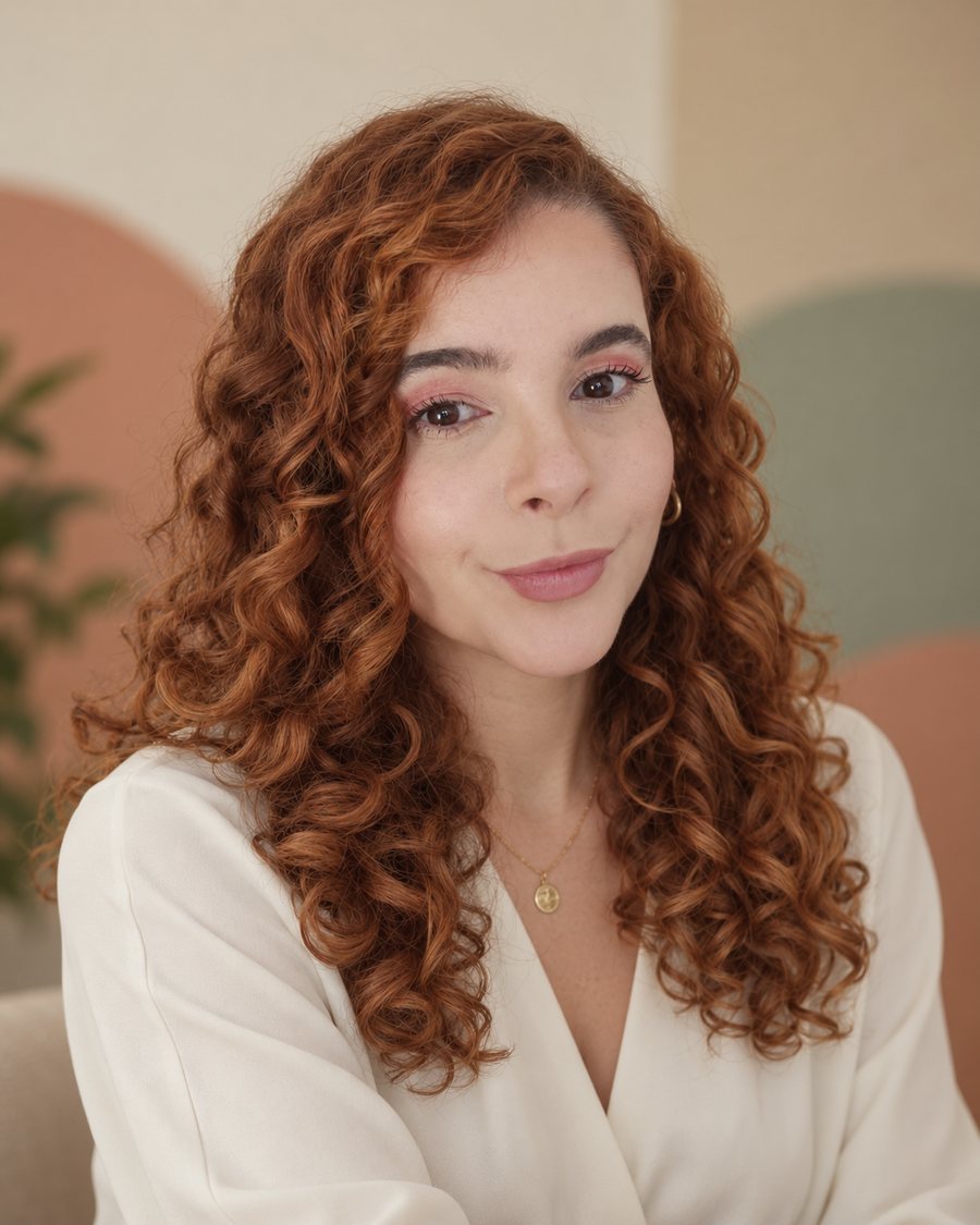 Retrato de Larissa Tenório, psicóloga clínica